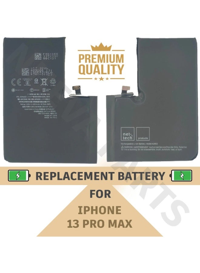 Wulf Essentials WULF Premium Quality iPhone Replacement Battery - For iPhone 13 Pro Max Battery - Image 1